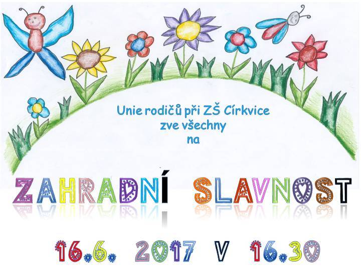 Zahradní slavnost 2017
