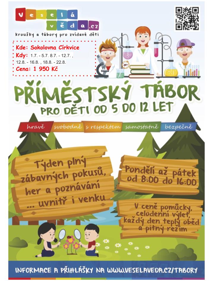 Veselá věda příměstské tábory – informace z kavárničky