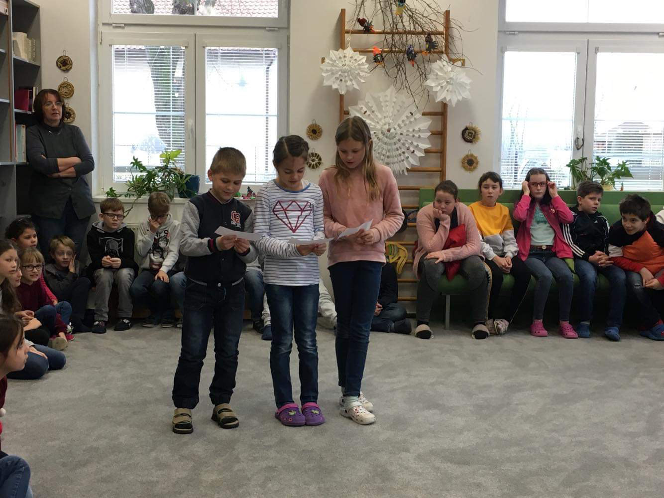 Společné setkání žáků všech tříd
