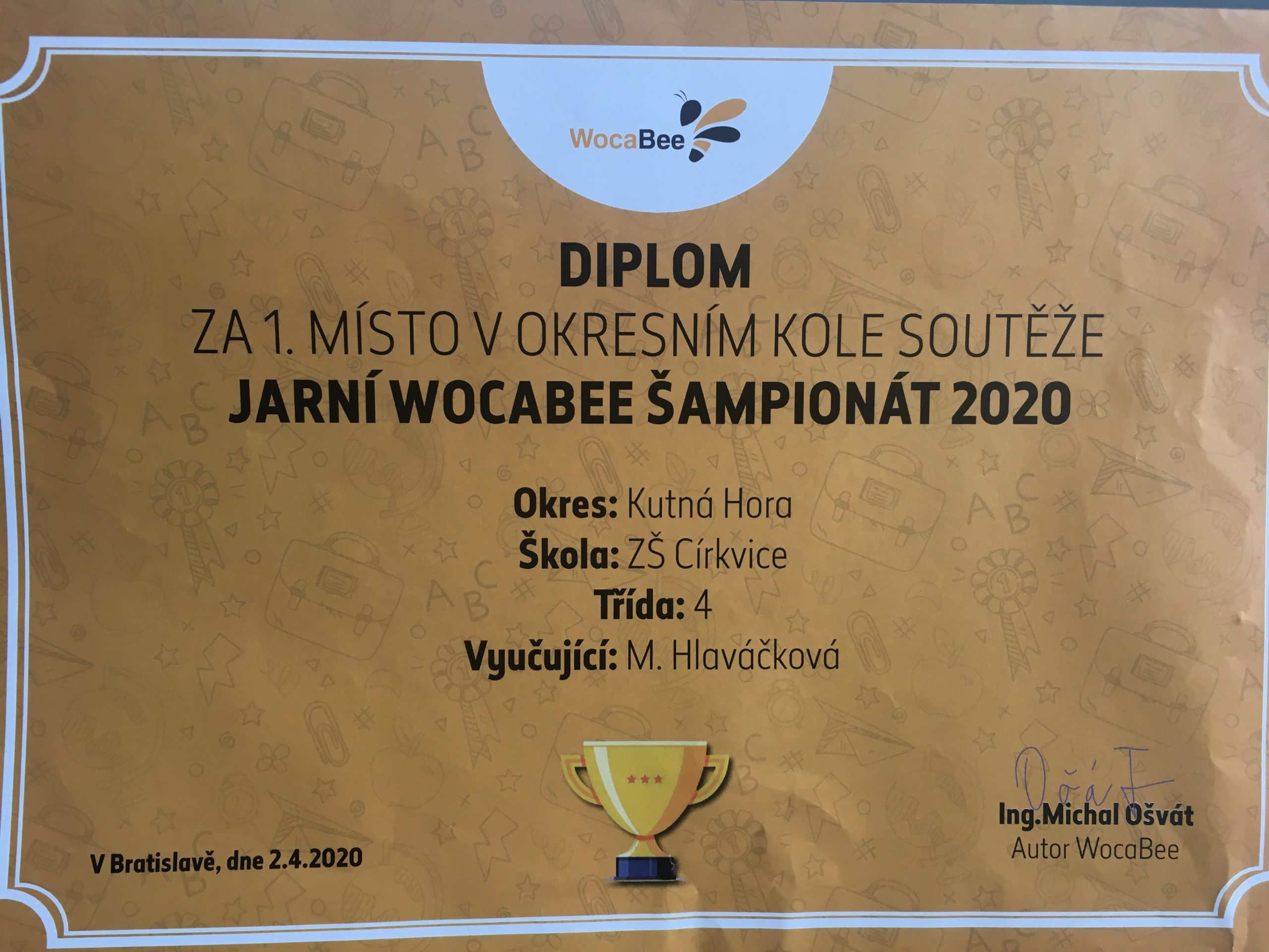 Úspěch čtvrťáků