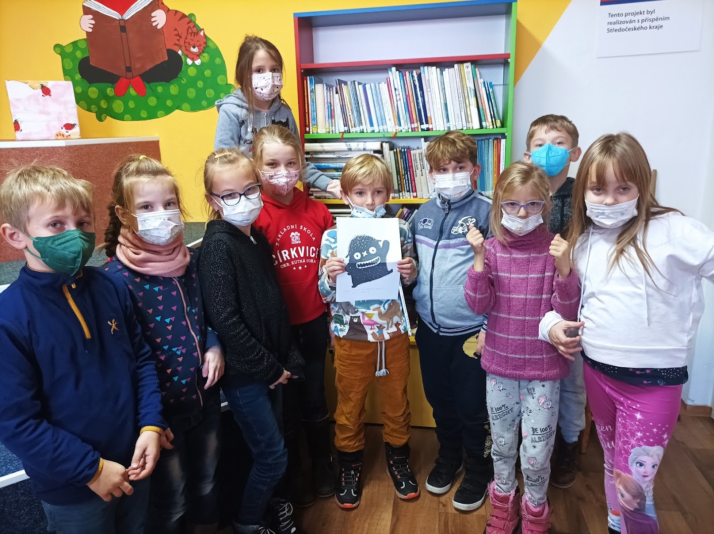 Návštěva knihovny 1. a 2. ročníku 2.12.2021
