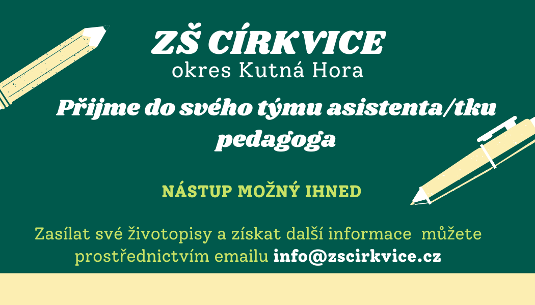 Hledáme posilu našeho týmu