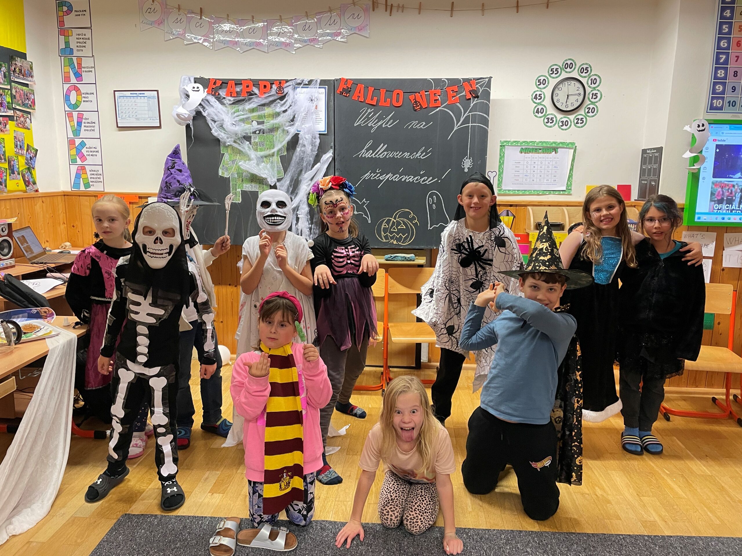 Halloweenská přespávačka třeťáků