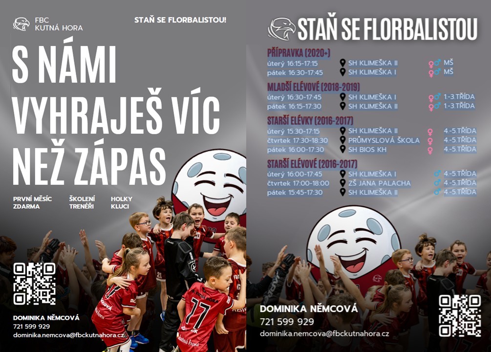Staň se florbalistou!