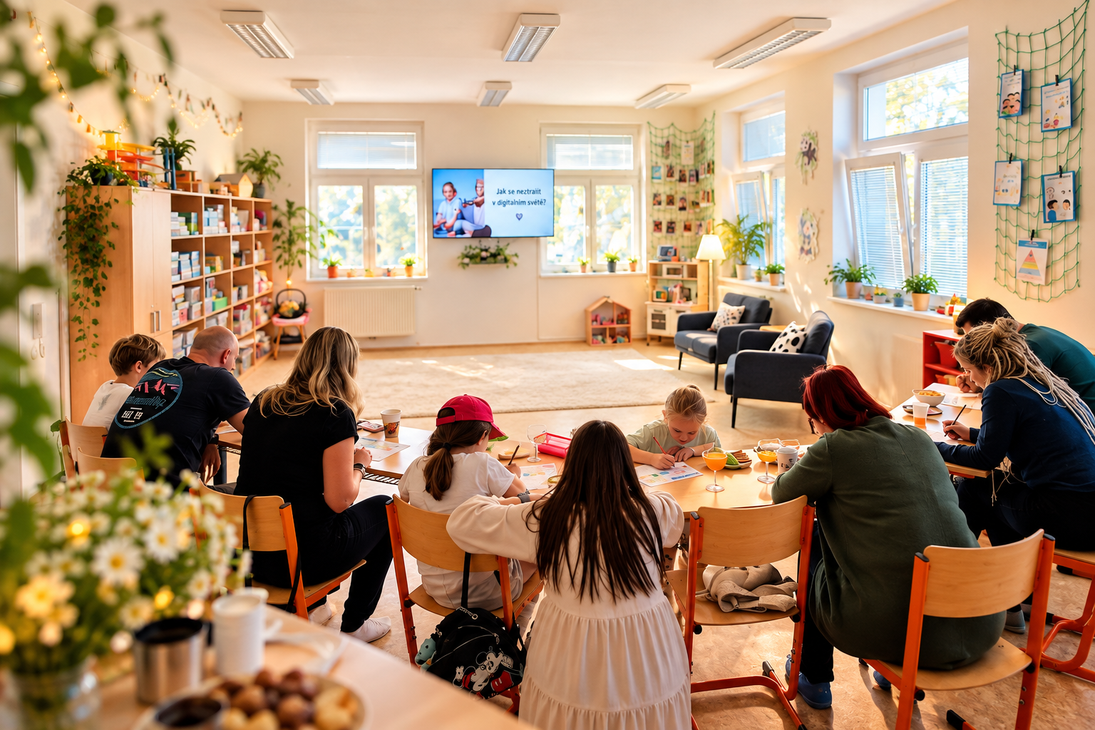 Kavárna pro děti a rodiče: Hledání rovnováhy v digitálním světě.