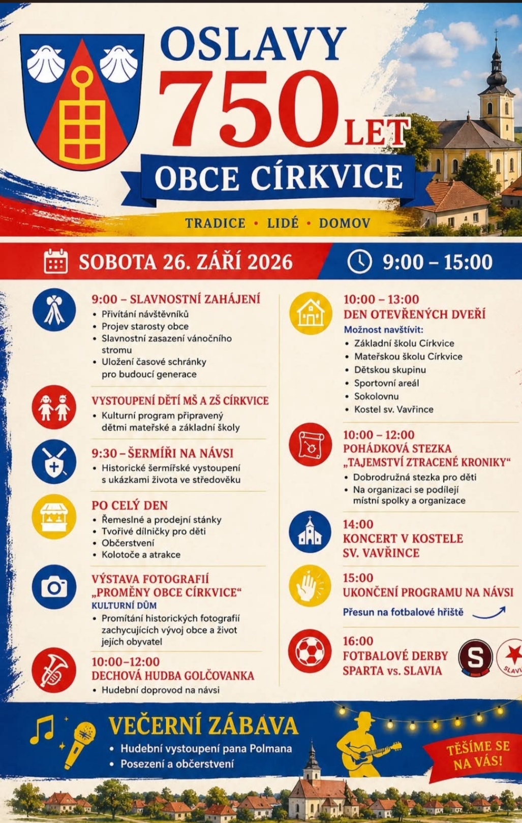 Oslavy 750 let obce
