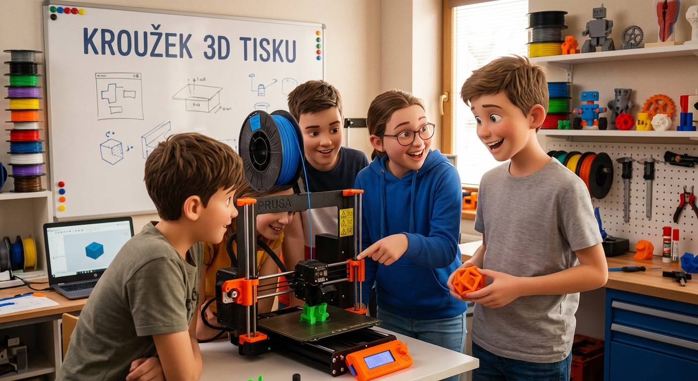 Kroužek 3D tisku od nápadu k výrobku